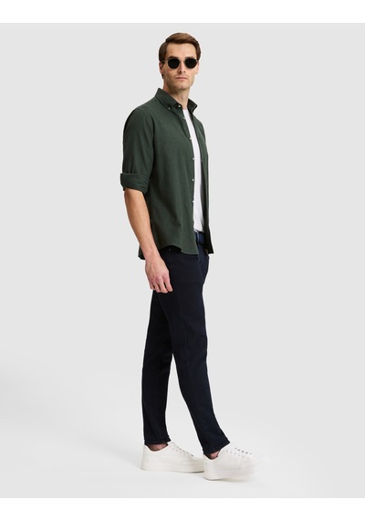 Pierre Cardin Yeşil Slim Fit Uzun Kollu Gömlek 50333841-vr054