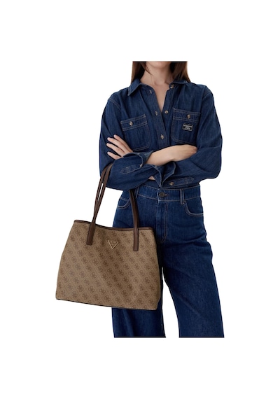 Guess Victtoria Iı Kadın Omuz Çantası Hwesg951428 Kahverengi