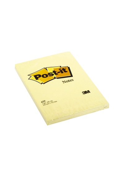 3M Post-It 659 Not Sarı 100 Yaprak 102x152Mm