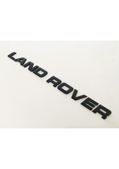 Land Rover Bagaj / Kaput Yazı Siyah Ve Gri Renk Gri