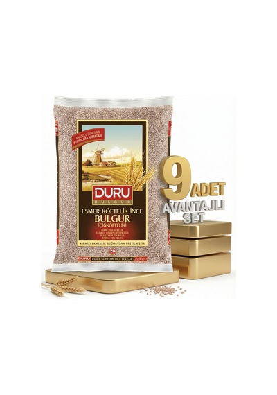 Duru Esmer Çiğ Köfte Bulgur 9x1 Kg