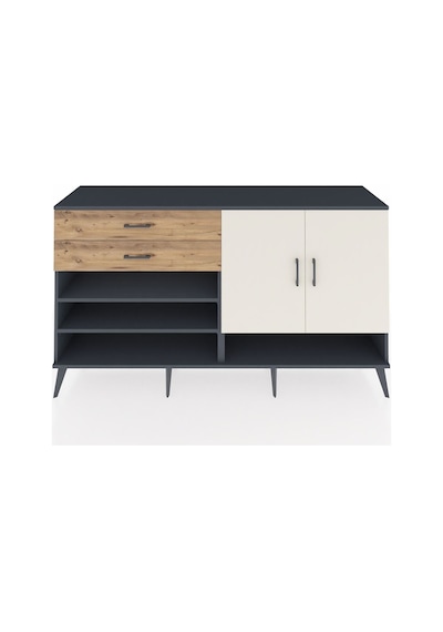 Hyperion Konsol 4 Raflı 2 Çekmeceli 2 Kapaklı 176x44x99 Antrasit- Antrasit-aytaşı/çam Hyperion Konsol 4 Raflı 2 Çekmeceli 2 Kapaklı 176x44x99 Antrasit- Antrasit-aytaşı/çam