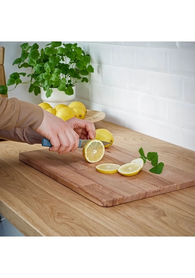 Ikea Tıgerbarb 3 Parça Mutfak Bıçağı Seti 23 Cm Turkuaz - Gri Çok Renkli