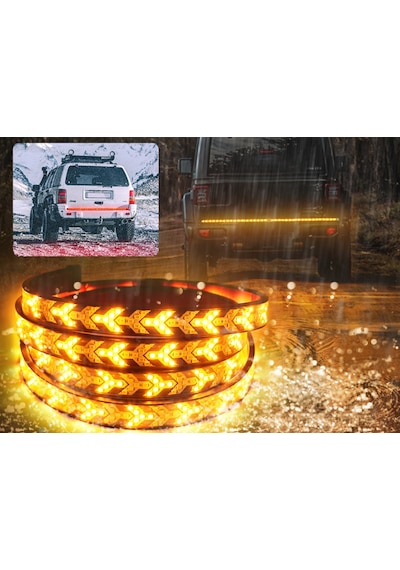 5 Modlu Ok Model Bagaj Altı Kayar Dönüş Fren Sinyalli Esnek Led