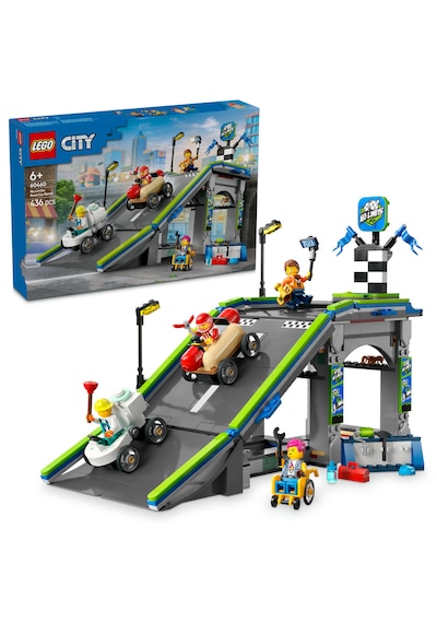 LEGO® City Senin Kuralların: Yarış Arabası Rampa Parçası 60460 - 6 Yaş ve Üzeri Çocuklar için Yaratıcı Oyuncak Yapım Seti (436P)