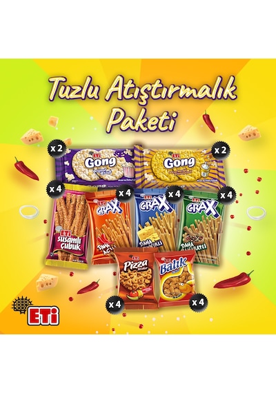 Eti Tuzlu Atıştırmalık Paketi 28'li