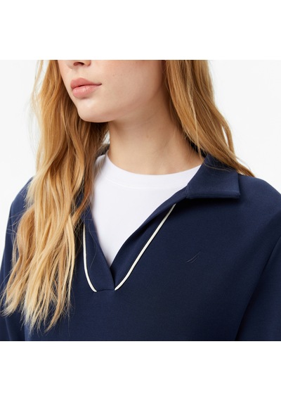 Nautica Kadın Lacivert Regular Fit Sweatshirt 026 57k304t Lacivert