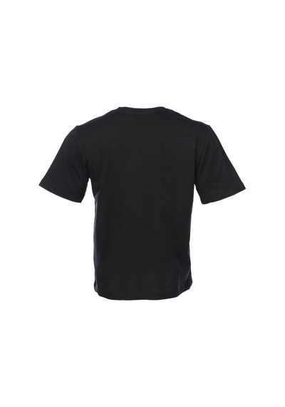 Hummel T-ıc Icona Boxy Unity Kadın Siyah Yuvarlak Yaka Tişört 911867-2001 Siyah