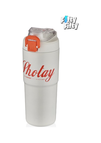 Shotay 750 Ml Tek Kapak Çift Kullanım Pipetli/rahat Içim Çelik Su