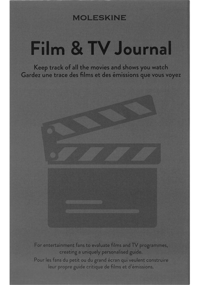 Moleskine Hobi Günlüğü-sinema & Tv - L Boy 13 21 Sert Kapak Siyah