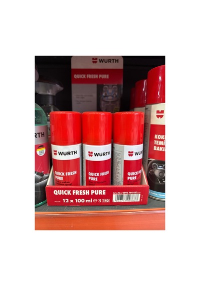 Quick Fresh Pure 100 Ml Klima Koku Bombası Araç Içi Tazeleme Spreyi Kötü Koku Giderici