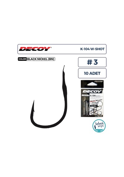 Decoy K-104 W-shot Olta İğnesi Bn 3 10 Adet