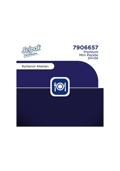 Selpak Professional Premium 24x24 Cm 50'li Mini Peçete X 24 Adet