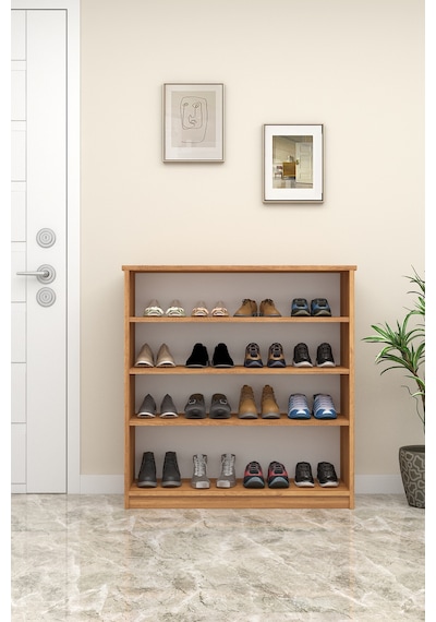 Asra Trend 4 Katlı Açık Raflı Ayakkabılık A-32 %100 MDF Modern Bot Uyumlu Düzenleyici Petra Asra Trend 4 Katlı Açık Raflı Ayakkabılık A-32 %100 MDF Modern Bot Uyumlu Düzenleyici Petra