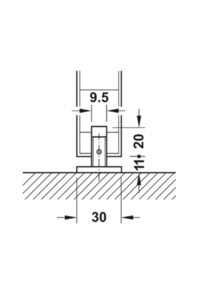 Slido Classic 80-o Kayar Kapı Seti 847-966mm 940.82.105