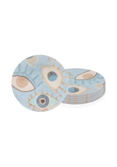 The Mia Amulet Servis Tabağı 6lı Set - 26 Cm