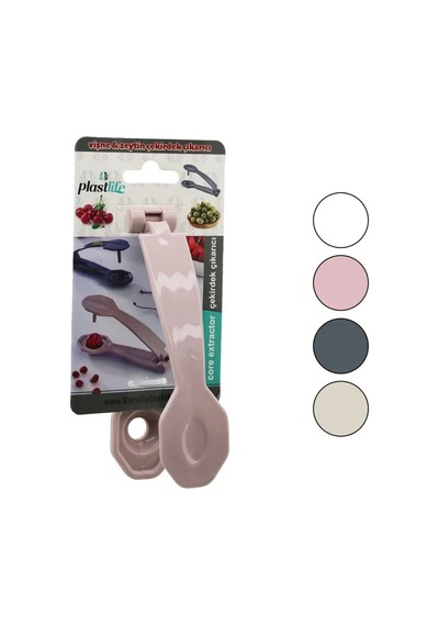 Çekirdek Çıkarıcı Vişne - Zeytin Vb. Renkli Plastik 5468 Çok Renkli