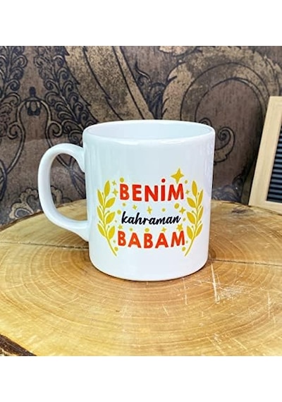 Benim Kahraman Babam Tasarımlı Kupa Bardak 6998