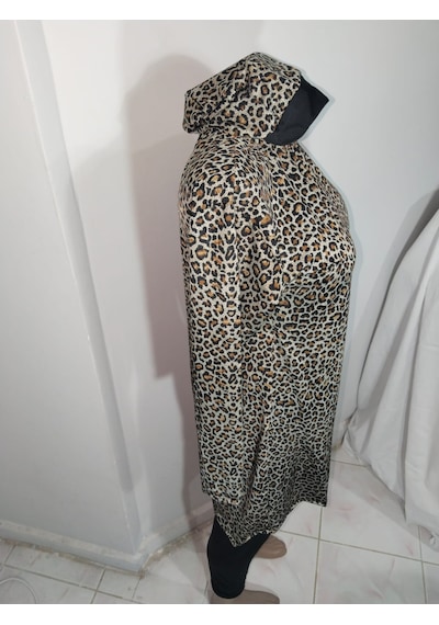 Mesa Mayo Leopar Desenli Elbise Mayo Leopar