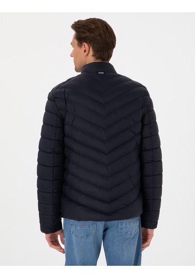 Pierre Cardin Lacivert Kapitone Mevsimlik Mont Kumaş 50313441-vr033