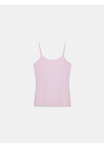 Dilvin 20901 İnce Askılı Top-toz Pembe Toz Pembe