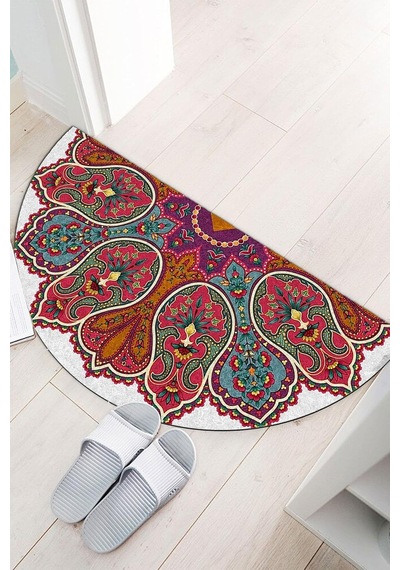 Dekoratif Kapı Önü Paspas, Dış Mekan/ev İçi/banyo/mutfak/yatak Odası/giriş Paspasları Model 3 Çok Renkli