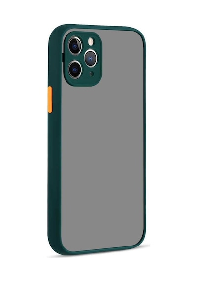 Apple Uyumlu  iPhone 11 Pro Kılıf Zore Hux Düğme Ve Kapak Zıt Renk Kılıf