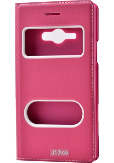 Samsung Uyumlu Galaxy J1 Ace Zore Dolce Case Kapakli Kilif 410062130
