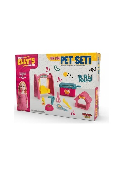 Enf-39188 Ellys World Pet Set Kaydırak/salıncak Oyuncak Bebek Standart