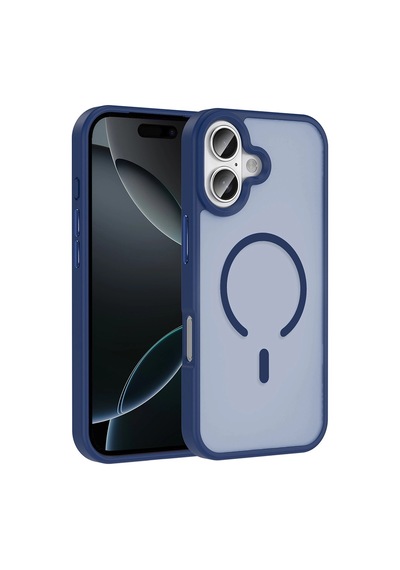 Apple Uyumlu iPhone 17 Kılıf M-safe Şarj Özellikli Mat Arka Yüzey Zore Sio Kapak Çok Renkli