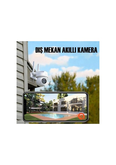 Ct-4051 Dış Mekan Akıllı Kamera Full Hd 1080p Ip66