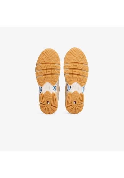 Tommy Hilfiger Tommy Jeans Suede Mix Archive Runners Erkek Bej Spor Ayakkabı Em0em01593 Bej