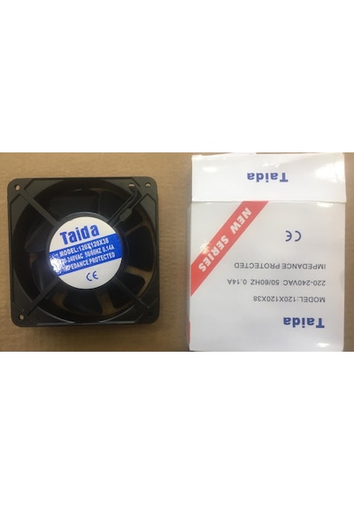 220V Metal 120X120X38 Kare Fan