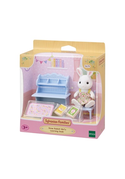 Sylvanian Familieskar Tavşan Kız Ve Çalışma Masası