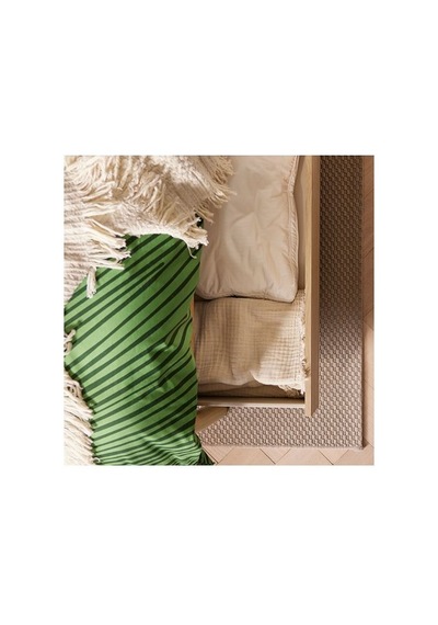 Ikea Morum Büyük Halı, Açık Kahverengi, 160x230 Cm, İç/dış Mekan Dikdörtgen