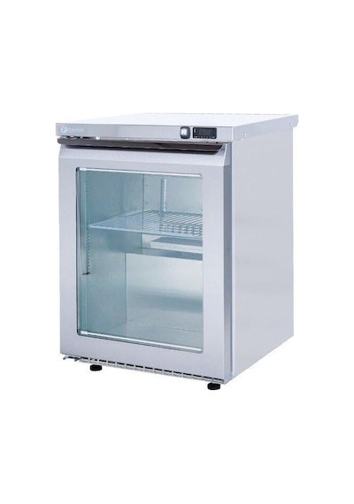 Iceinox Tezgah Altı Mini Derin Dondurucu Cam Kapılı 140 Lt