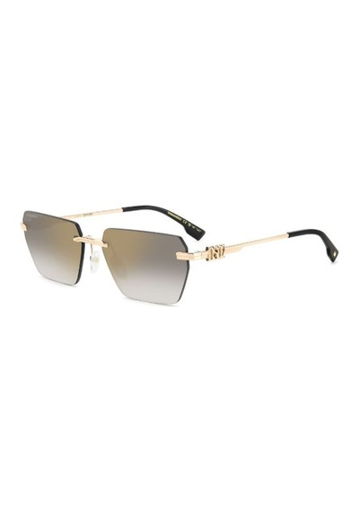 Dsquared2 D2 0102/s - Rhl57fq Grey Erkek Güneş Gözlüğü 716736840383 Gold