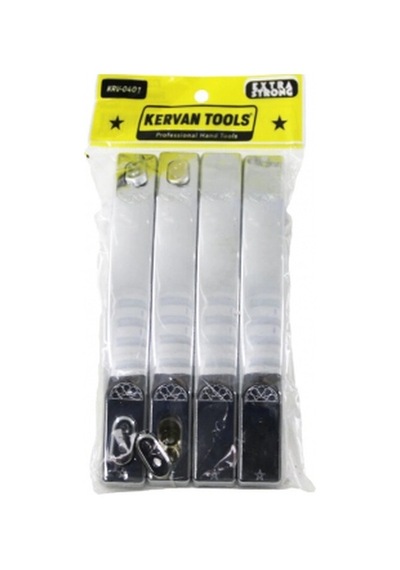 4pcs 2tkm Plastik Krom Kaplama Duşakabin Kolu 10mm 5324