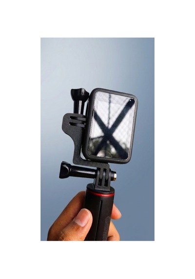 Gopro 9/10/11/12/13 Dikey Çekim Aparatı Siyah