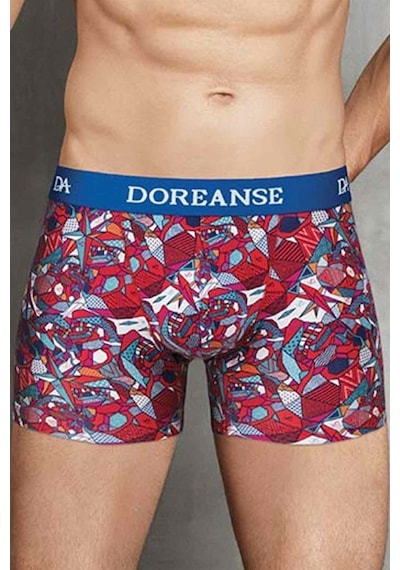 Doreanse Erkek Modal Baskılı Normal Paça Boxer 1703 (525297899) Çok Renkli