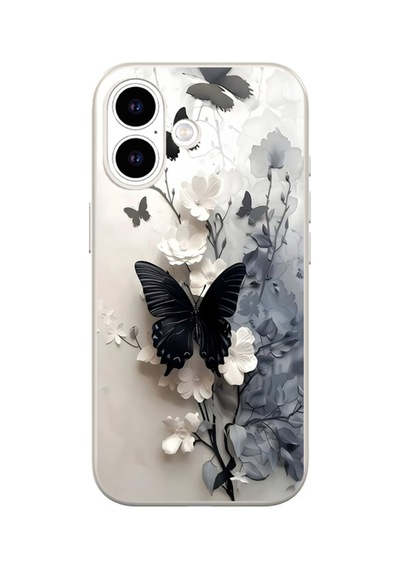 Arvencase Apple iPhone Uyumlu 17 Uyumlu Hd Kalite Orta Sertlikte Baskılı Desenli Silikon Renk114 Renk114