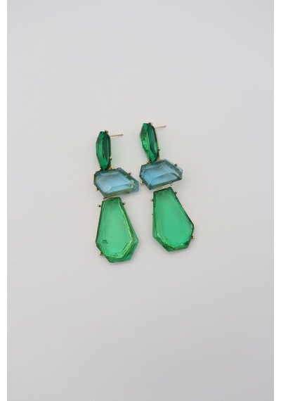 Çelik Küpe 8,5 Cm Çok Renkli