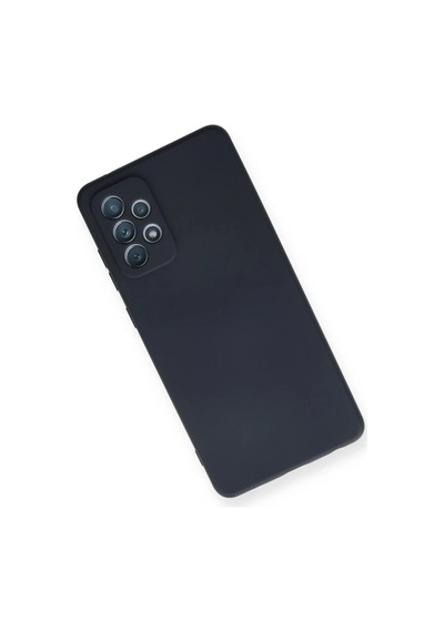 Samsung Galaxy Uyumlu   A72 Kılıf Nano İçi Kadife Silikon - Lacivert