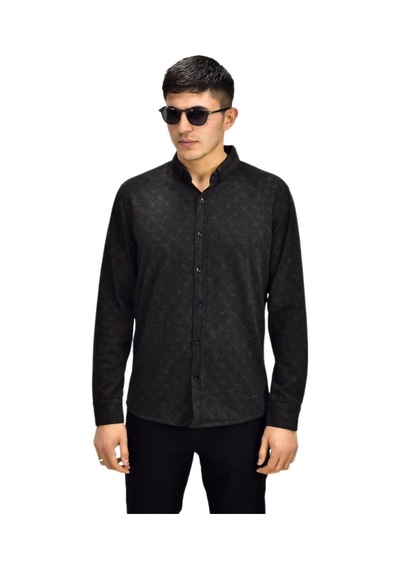 Erkek Spor Jakarlı Uzun Kol Gömlek R6520 Bgl-st03204 001