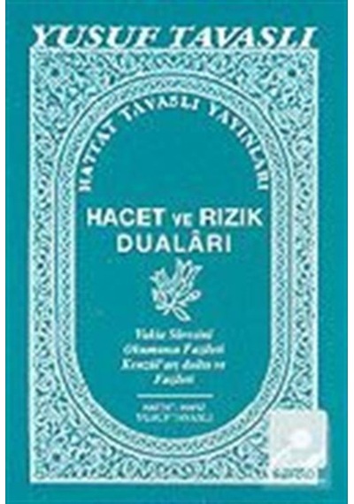 Hacet ve Rızık Duaları (Cep Boy) (C13) - Yusuf Tavaslı - Tavaslı