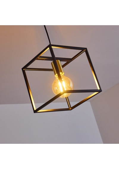 Riolight Modern Küp Metal Sarkıt Avize 25Cm X 25Cm