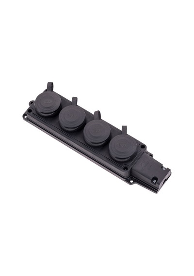 Byes 1x16a 2p+e 250v Dörtlü Kauçuk Grup Priz Ip44
