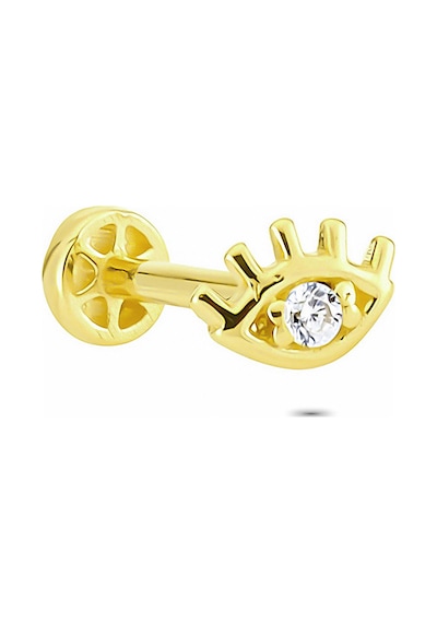 Glorria Altın Göz Tragus Piercing Çok Renkli