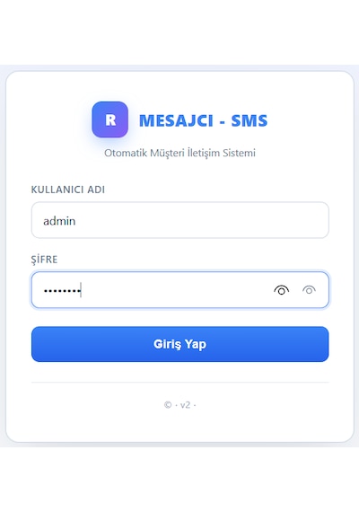 Mesajcı Sms Otomatik Mesaj Gönderim Modülü Kendi Hattınızla Sınırsız Mesaj Zamanlamalı Gönderim
