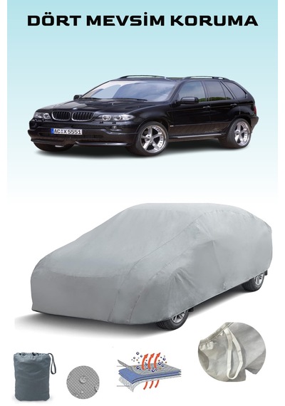 Bmw X5 E53 2003 - 2007 Araba Brandası Oto Branda Gri